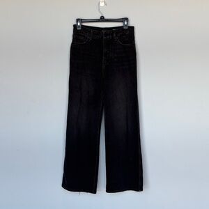 Good American Black Flare Jeans